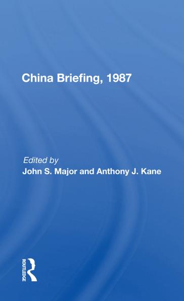 China Briefing 1987