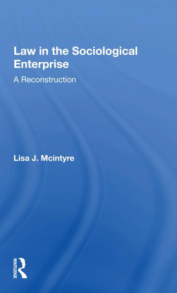 Law In The Sociological Enterprise