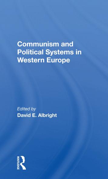 Communism And Political Systems In Western Europe