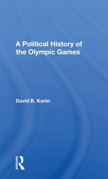 Political History Of The Olympic Games