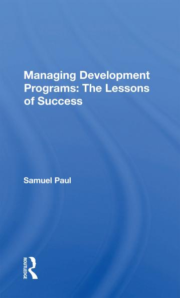 Managing Development Programs