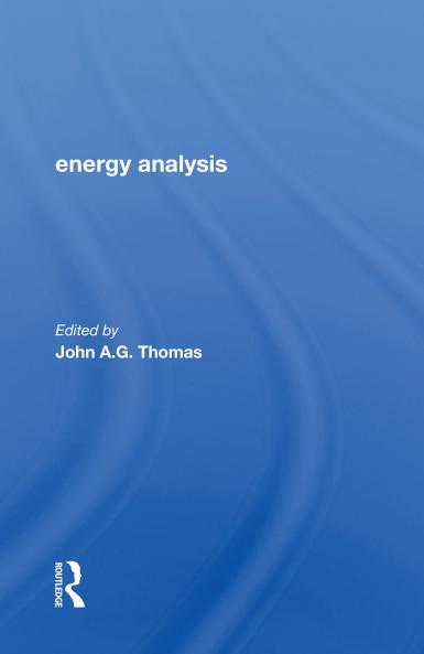 Energy Analysis