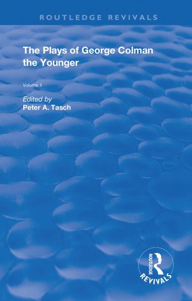 Plays of George Colman the Younger