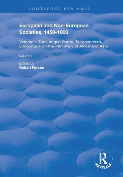 European and Non-European Societies 1450-1800