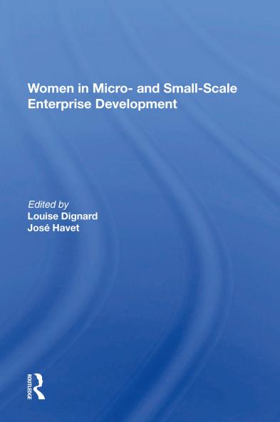 Women In Micro- And Small-scale Enterprise Development