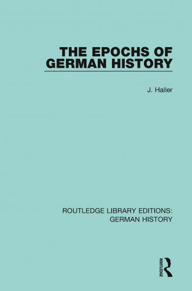 Epochs of German History