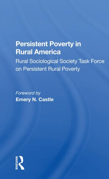 Persistent Poverty In Rural America