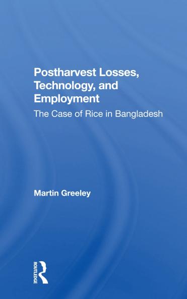 Postharvest Losses Technology And Employment