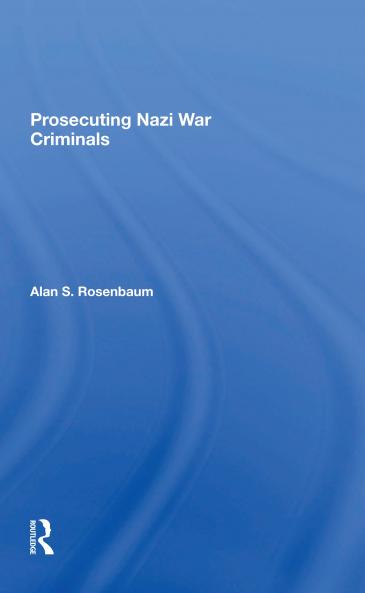 Prosecuting Nazi War Criminals