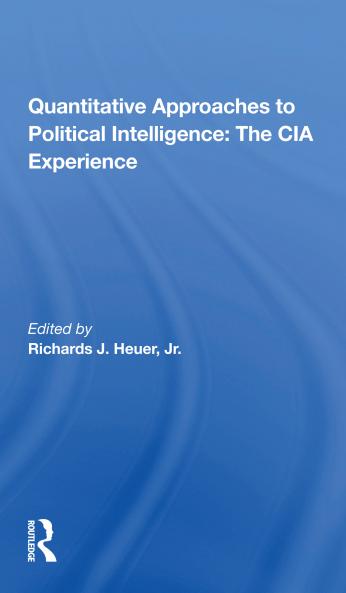 Quantitative Approaches To Political Intelligence
