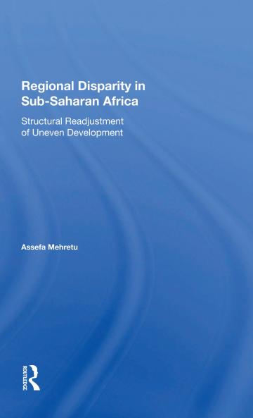 Regional Disparity In Sub-saharan Africa