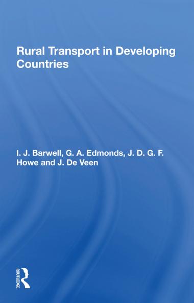 Rural Transport In Developing Countries