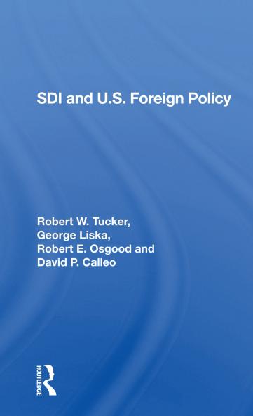 Sdi And U.S. Foreign Policy