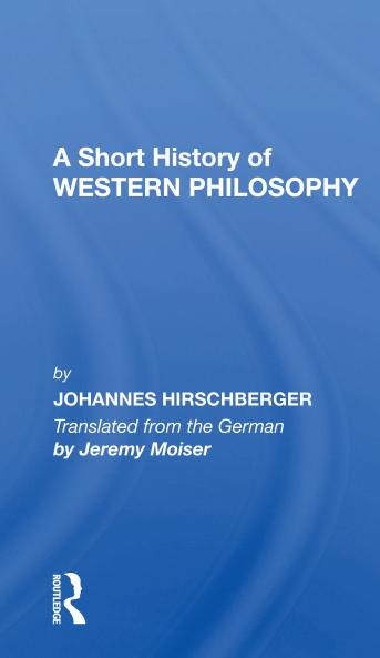 Short History Western Philosophy
