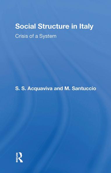 Social Structure in Italy