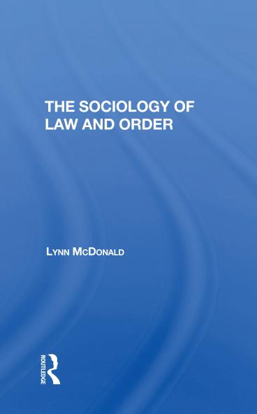 Sociology Of Law & Order