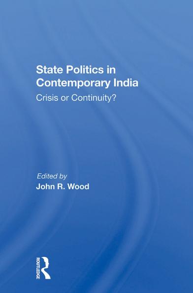 State Politics In Contemporary India