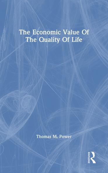 Economic Value Of The Quality Of Life