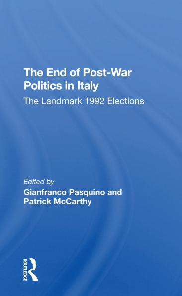 End Of Post-War Politics In Italy