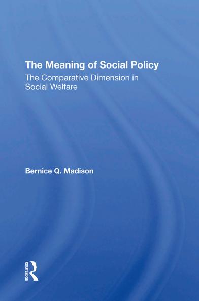 Meaning Of Social Policy