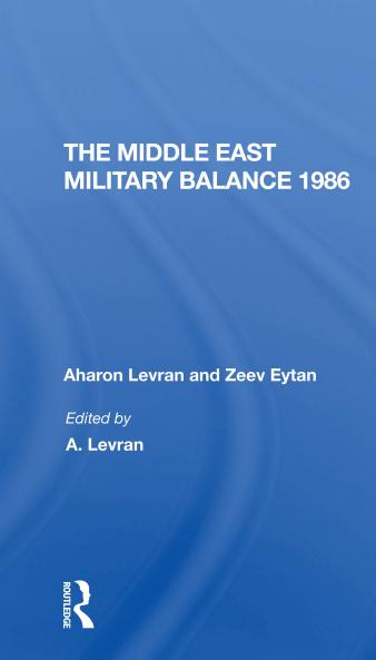 Middle East Military Balance 1986