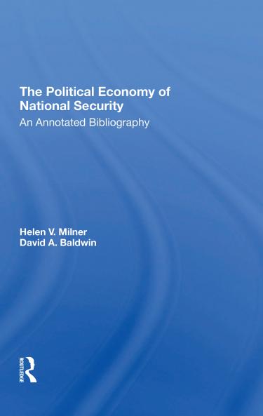 Political Economy Of National Security