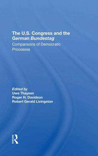 U.s. Congress And The German Bundestag