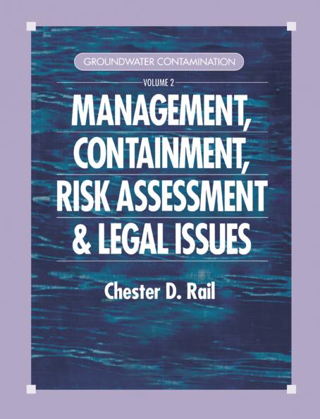 Groundwater Contamination Volume II