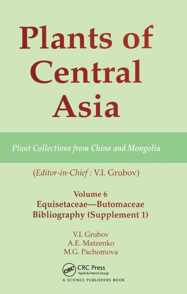Plants of Central Asia - Plant Collection from China and Mongolia Vol. 6