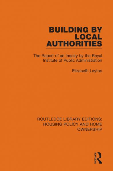 Building by Local Authorities