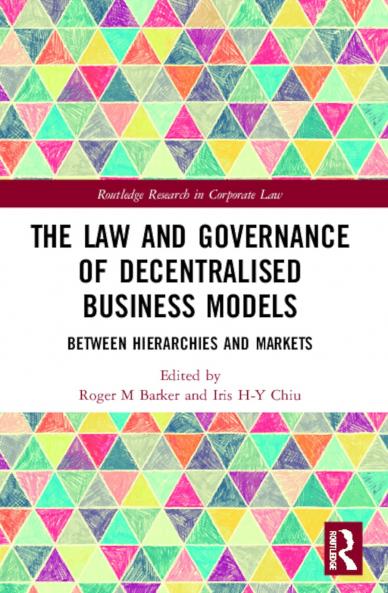 Law and Governance of Decentralised Business Models