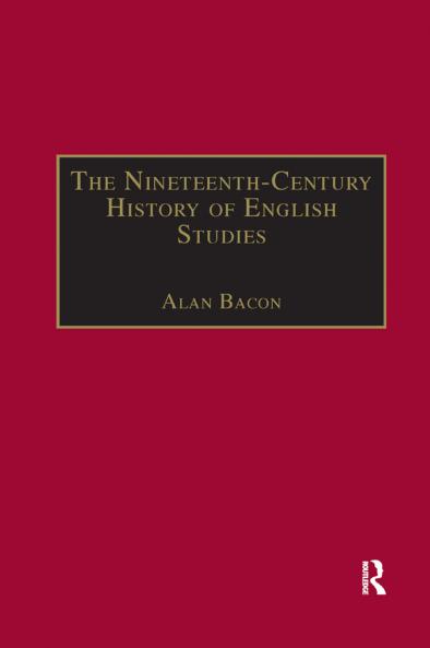 Nineteenth-Century History of English Studies