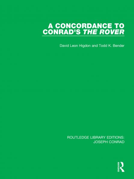 Concordance to Conrad's The Rover
