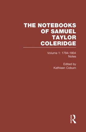 Coleridge Notebooks V1 Notes