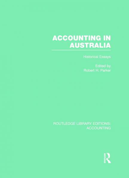 Accounting in Australia (RLE Accounting)