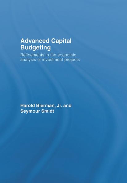 Advanced Capital Budgeting