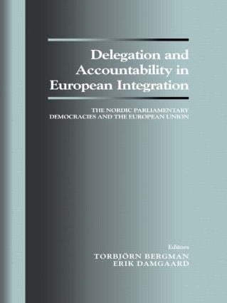 Delegation and Accountability in European Integration