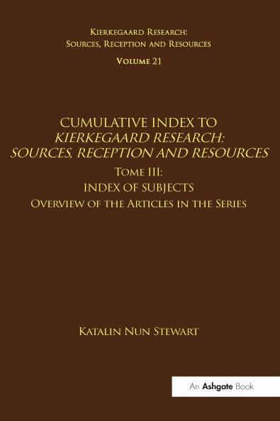 Volume 21 Tome III: Cumulative Index