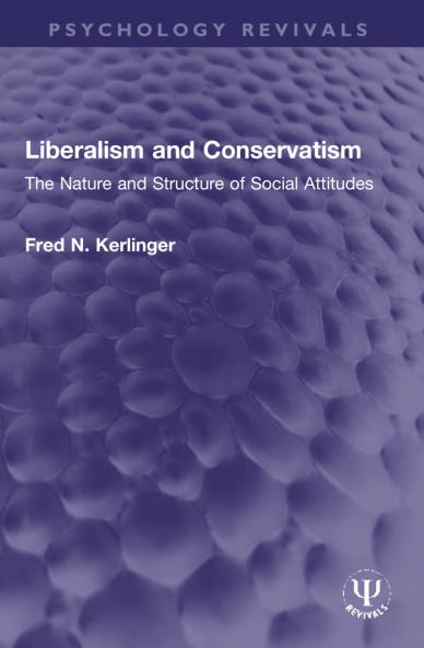 Liberalism and Conservatism