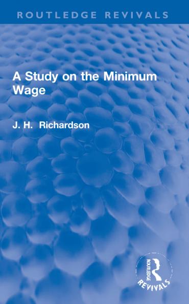 Study on the Minimum Wage