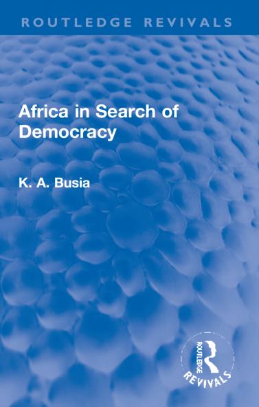 Africa in Search of Democracy