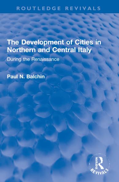 Development of Cities in Northern and Central Italy