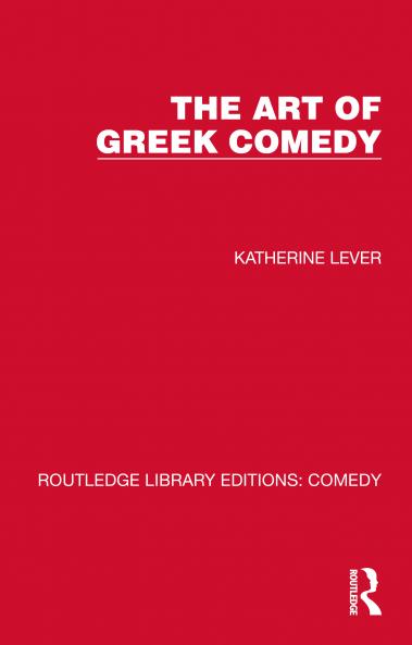 Art of Greek Comedy