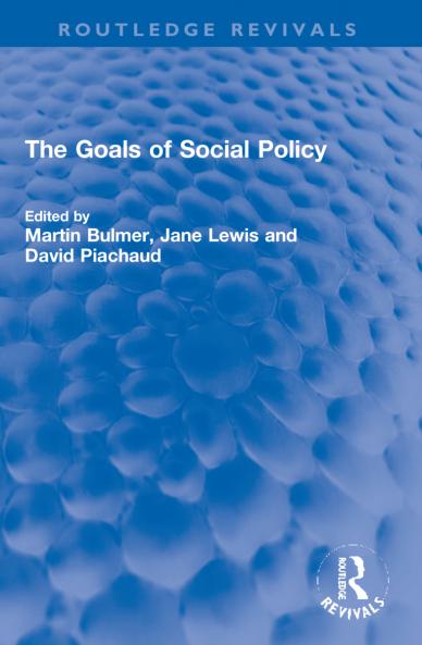 Goals of Social Policy