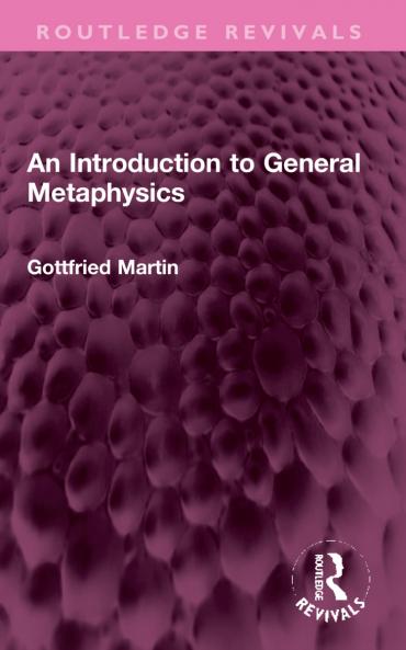 Introduction to General Metaphysics