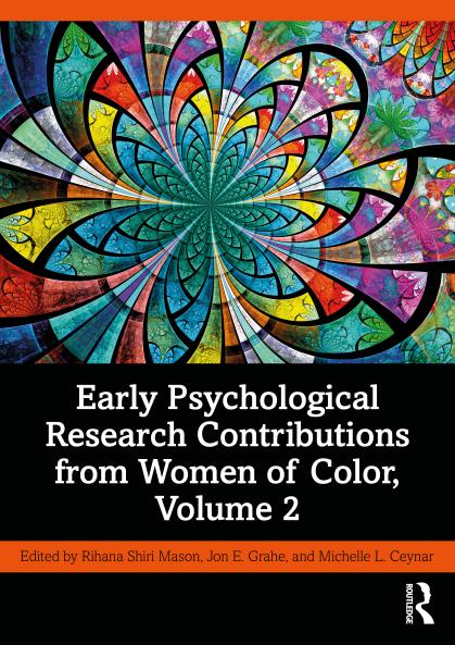 Early Psychological Research Contributions from Women of Color Volume 2