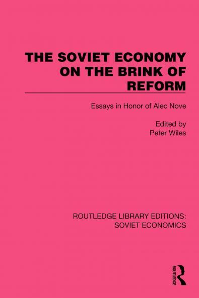Soviet Economy on the Brink of Reform
