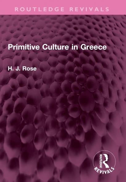 Primitive Culture in Greece