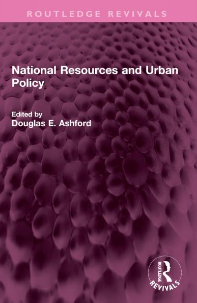 National Resources and Urban Policy
