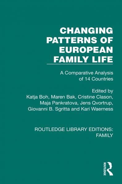 Changing Patterns of European Family Life